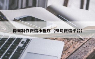 天津桦甸制作微信小程序（桦甸微信平台）